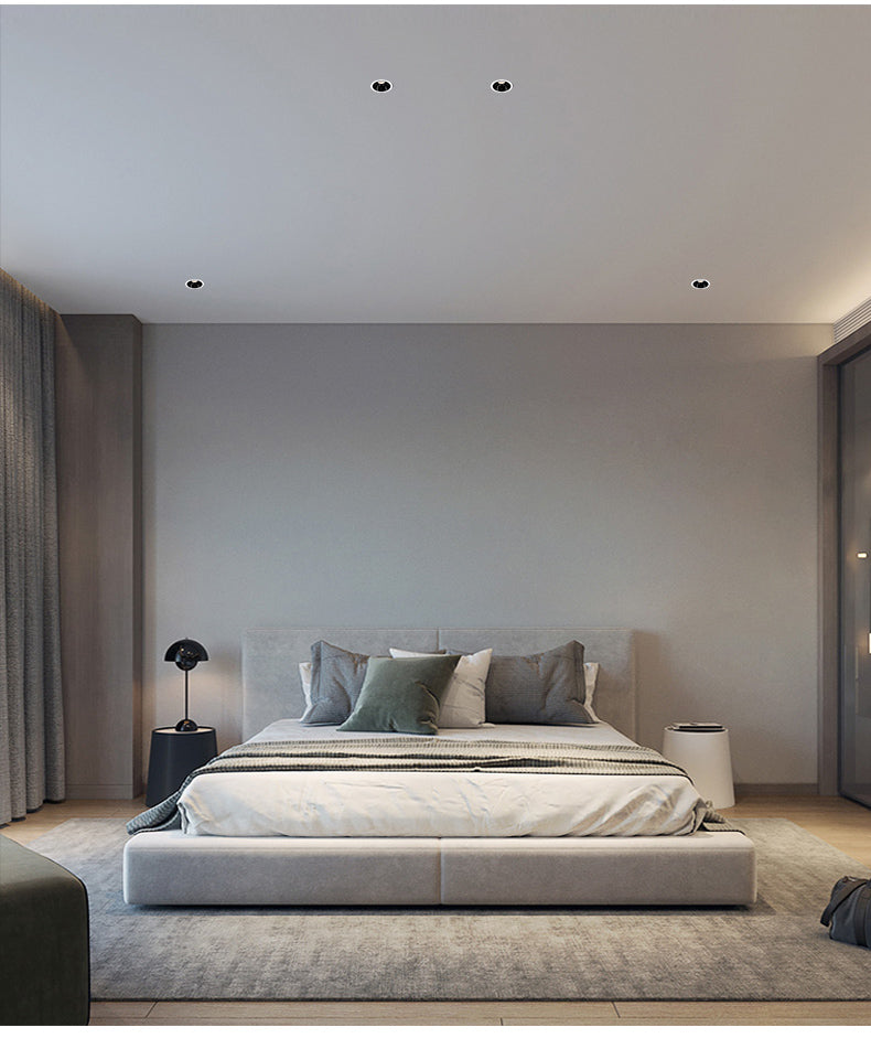 LRLEDS Deep Anti-Glare 3W COB LED Spotlight - 24° Narrow Beam, Bridgelux LED Recessed Downlight (Dimmable, CRI >90)