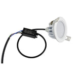 LRLEDS Professional 7W IP65 Waterproof LED Recessed Downlight - Bathroom & Outdoor Soffit Spotlight (Die-Cast Aluminum)