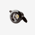LRLEDS High-CRI >90 Mini 1W LED Spotlight - 20mm Cutout Recessed Accent Downlight, Black Finish