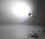 2-Pack 5V USB Dimmable LED Wall Lamp - Eye-Safe Reading Light (3CCT, Silver)