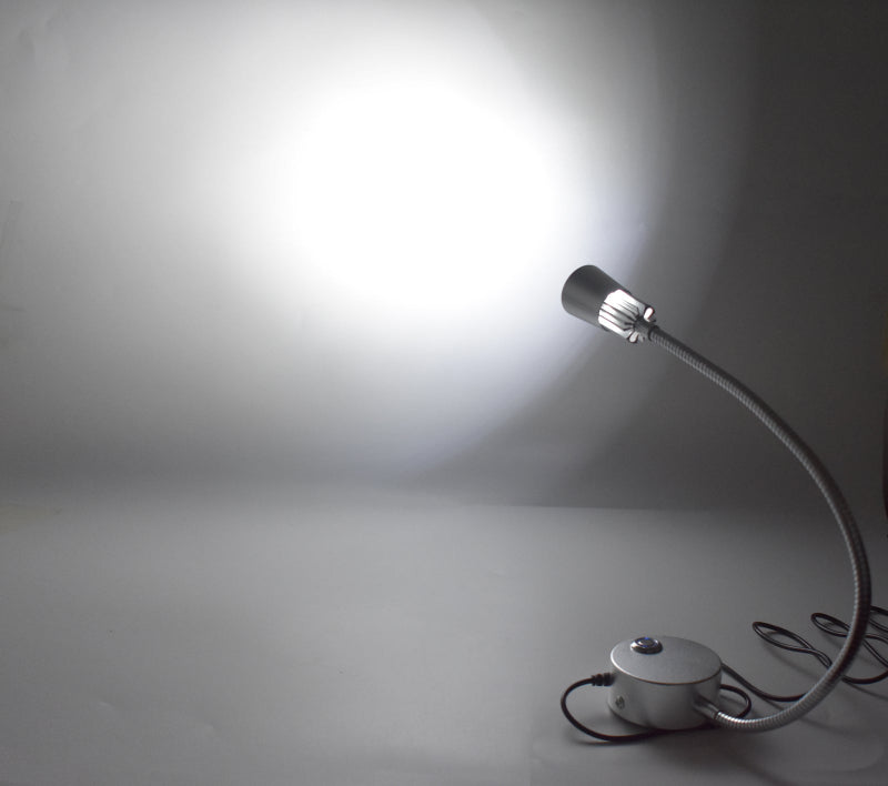 2-Pack 5V USB Dimmable LED Wall Lamp - Eye-Safe Reading Light (3CCT, Silver)