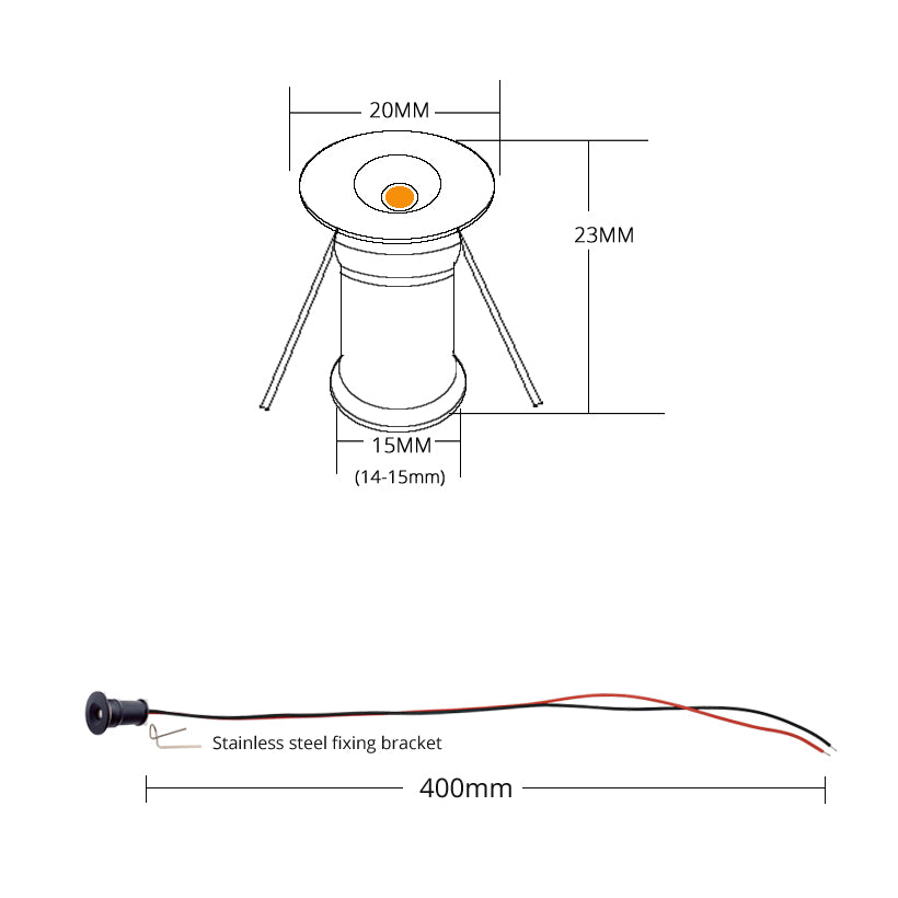 Premium 10-Pack Mini 1W Outdoor LED Spotlights - IP65 Waterproof, Quick-Connect DIY Lighting for Patios, Saunas & Decks