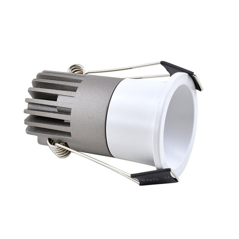 LRLEDS Deep Anti-Glare 3W COB LED Spotlight - 24° Narrow Beam, Bridgelux LED Recessed Downlight (Dimmable, CRI >90)