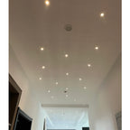 LRLEDS Classic 1W Mini LED Spotlight - Recessed Accent Downlight for Cabinets & Ceilings, White Finish (40-45mm Cutout)