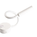 LRLEDS Architectural Bedside Reading Lamp - 3W Focused LED, White (Professional Hardwired Installation)