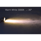 LRLEDS High-CRI >90 Mini 1W LED Spotlight - 20mm Cutout Recessed Accent Downlight, White Finish