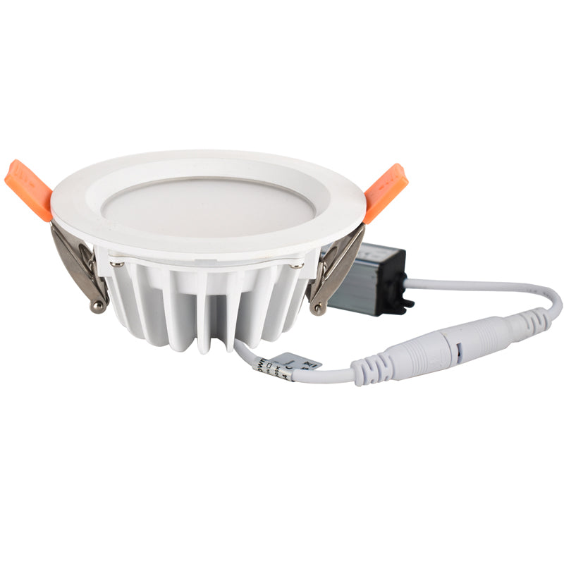 LRLEDS Heavy-Duty IP65 Waterproof LED Downlight - 7W/9W/12W/15W Die-Cast Aluminum Spotlight for Saunas, Bathrooms & Outdoor Eaves
